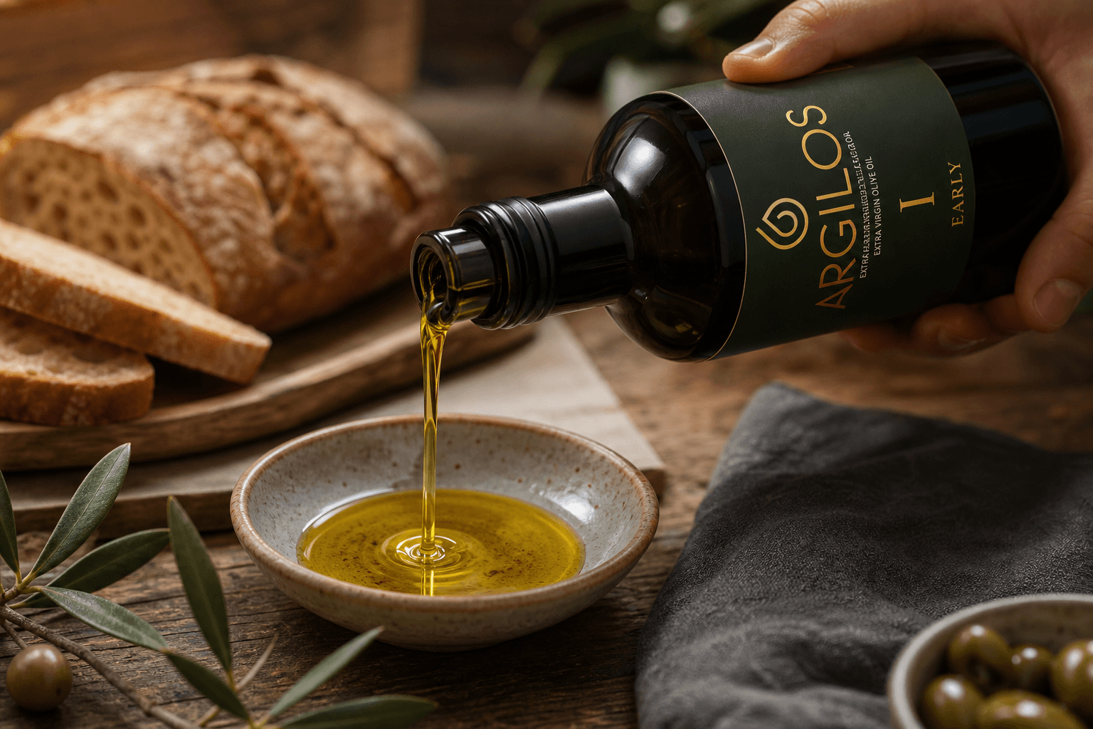 Argilos I с пресен хляб